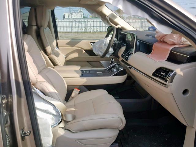 5LMJJ2LT8KEL11161 - 2019 LINCOLN NAVIGATOR GRAY photo 5