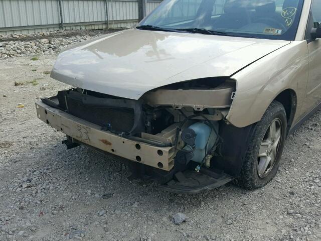 1G1ZT54835F215784 - 2005 CHEVROLET MALIBU LS 金色 照片 10