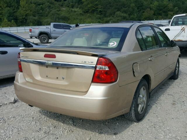 1G1ZT54835F215784 - 2005 CHEVROLET MALIBU LS 金色 照片 4