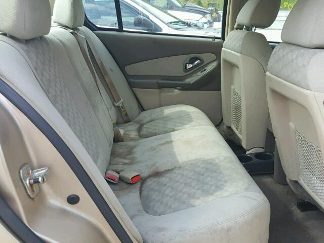 1G1ZT54835F215784 - 2005 CHEVROLET MALIBU LS 金色 照片 6