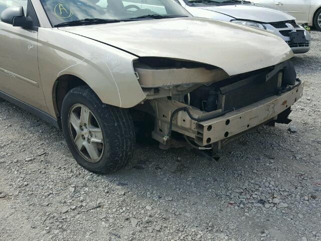 1G1ZT54835F215784 - 2005 CHEVROLET MALIBU LS 金色 照片 9
