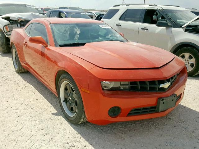 2G1FA1E30D9130302 - 2013 CHEVROLET CAMARO LS ORANGE photo 1