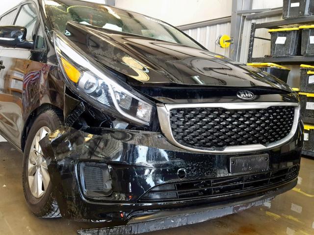 KNDMB5C13F6059143 - 2015 KIA SEDONA LX BLACK photo 9