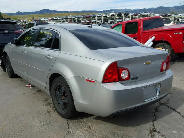 1G1ZG57B58F177202 - 2008 CHEVROLET MALIBU LS Plata foto 3