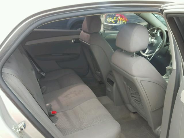 1G1ZG57B58F177202 - 2008 CHEVROLET MALIBU LS Plata foto 6