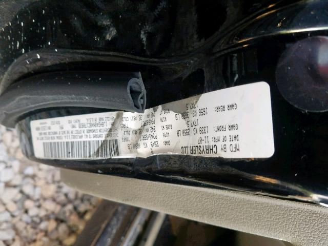 1J8HG48NX8C170939 - 2008 JEEP COMMANDER 黑色 照片 10