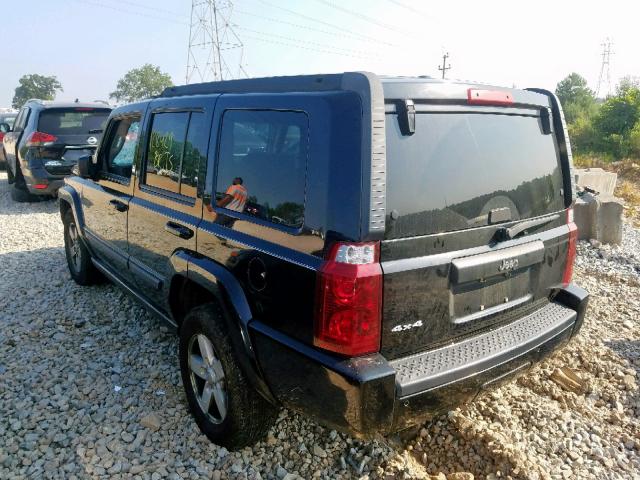 1J8HG48NX8C170939 - 2008 JEEP COMMANDER 黑色 照片 3