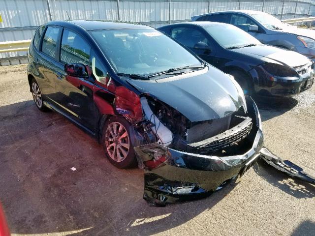 JHMGE8H54DC037893 - 2013 HONDA FIT SPORT BLACK photo 1