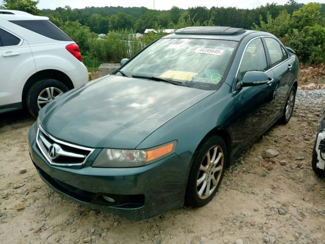 JH4CL96817C014809 - 2007 ACURA TSX BLUE photo 2