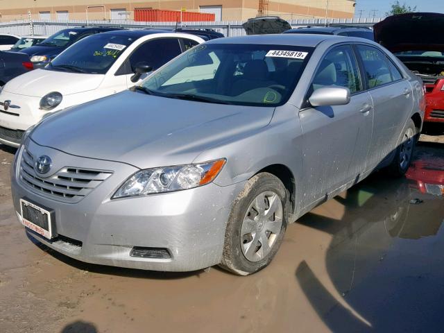 4T1BE46K57U635840 - 2007 TOYOTA CAMRY NEW SILVER photo 2