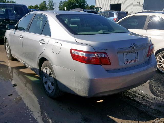 4T1BE46K57U635840 - 2007 TOYOTA CAMRY NEW SILVER photo 3