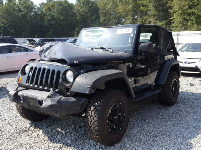 1J4AA2D13AL100426 - 2010 JEEP WRANGLER S BLACK photo 2