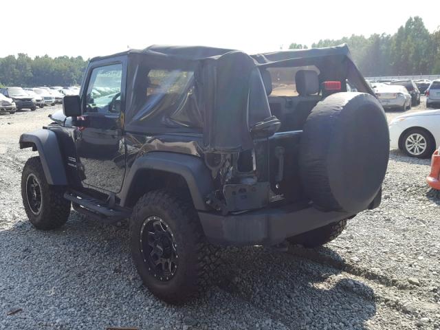 1J4AA2D13AL100426 - 2010 JEEP WRANGLER S BLACK photo 3