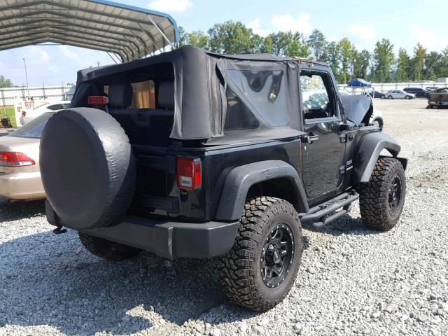 1J4AA2D13AL100426 - 2010 JEEP WRANGLER S BLACK photo 4