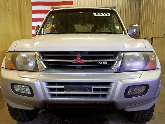 JA4MW51R61J003212 - 2001 MITSUBISHI MONTERO LI WHITE photo 9