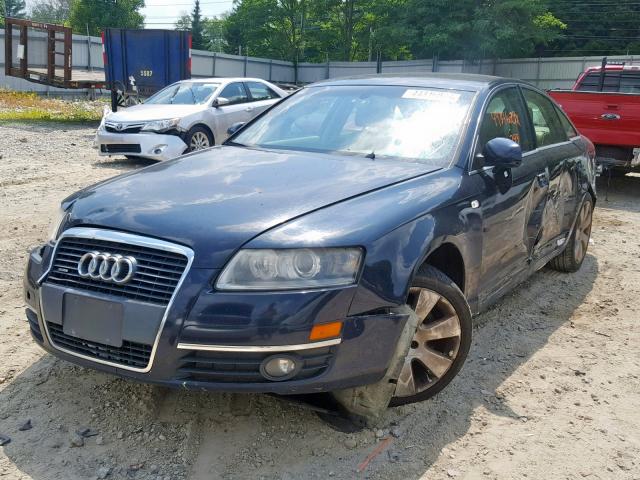 WAUDH74F87N058966 - 2007 AUDI A6 3.2 QUA BLUE photo 2