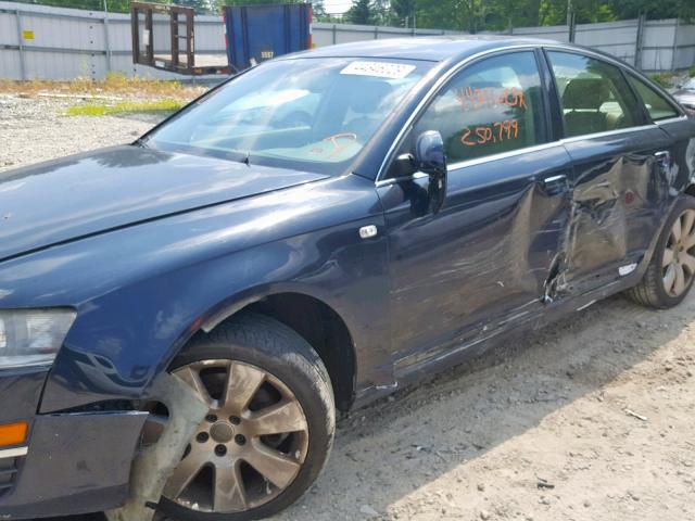 WAUDH74F87N058966 - 2007 AUDI A6 3.2 QUA BLUE photo 9