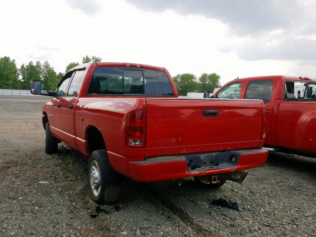 3D7KU28603G710510 - 2003 DODGE RAM 2500 S Qırmızı foto 3