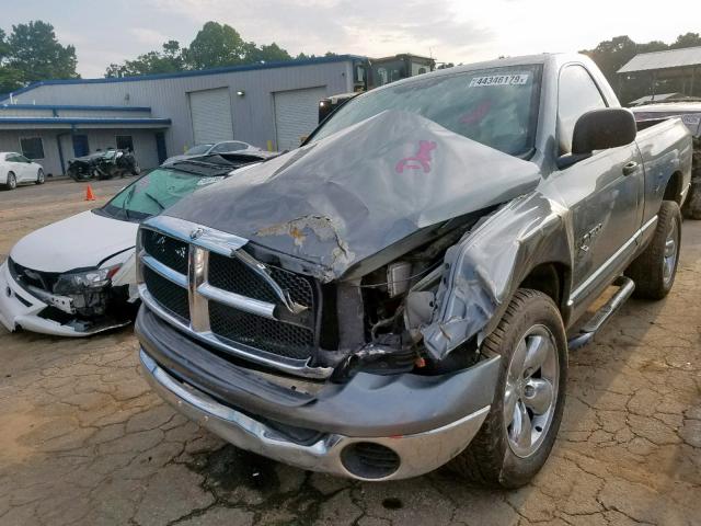 1D7HA16N85J537795 - 2005 DODGE RAM 1500 S GRAY photo 2