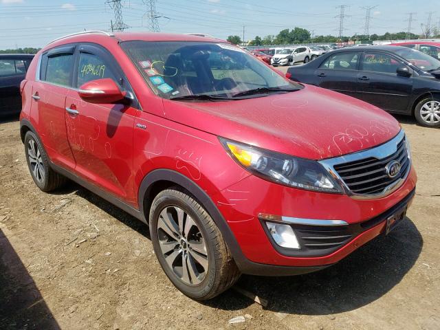 KNDPCCA28B7101756 - 2011 KIA SPORTAGE E RED photo 1