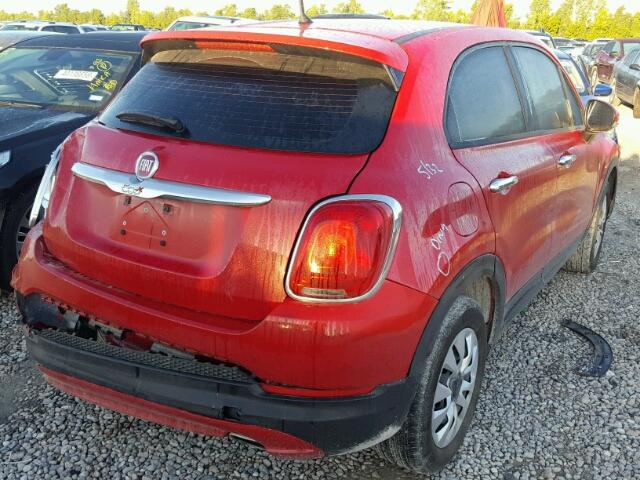 ZFBCFXAWXGP513736 - 2016 FIAT 500X POP RED photo 4