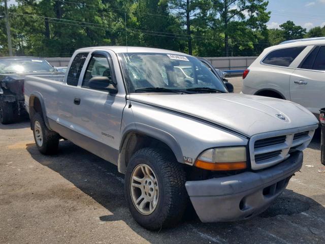 1D7HL12XX3S330835 - 2003 DODGE DAKOTA SXT SILVER photo 1