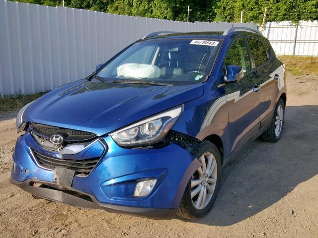 KM8JU3AG7FU977493 - 2015 HYUNDAI TUCSON LIM BLUE photo 2