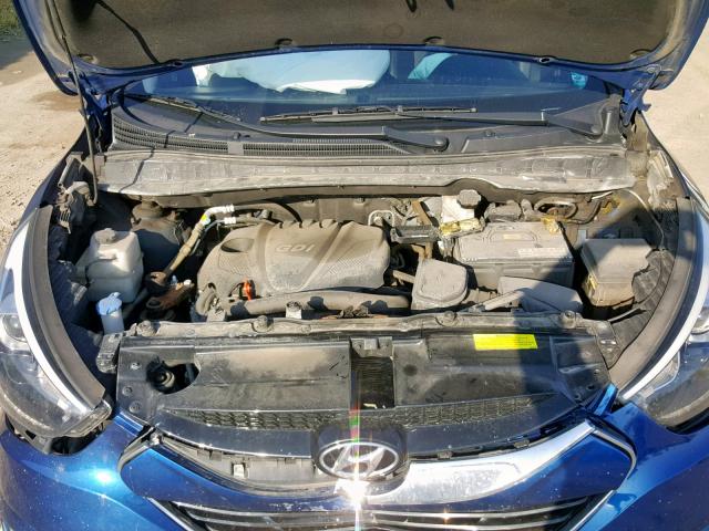 KM8JU3AG7FU977493 - 2015 HYUNDAI TUCSON LIM BLUE photo 7