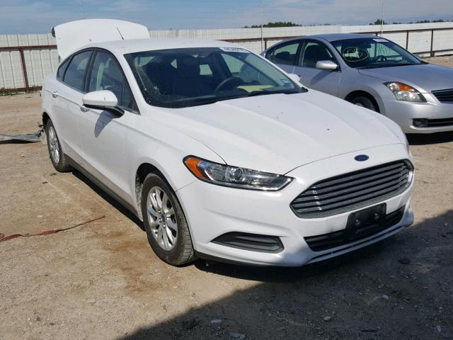 3FA6P0G70GR226970 - 2016 FORD FUSION S WHITE photo 1