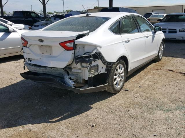 3FA6P0G70GR226970 - 2016 FORD FUSION S WHITE photo 4