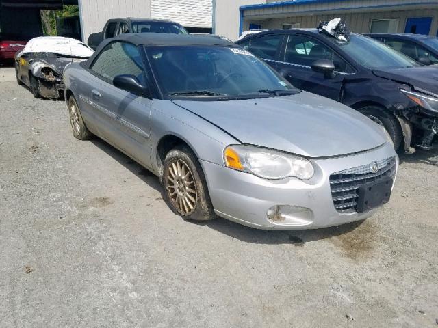 1C3EL55R74N276903 - 2004 CHRYSLER SEBRING LX SILVER photo 1