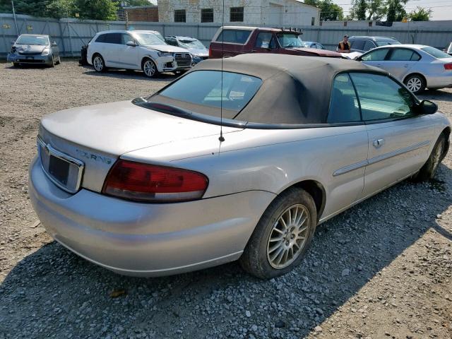 1C3EL55R74N276903 - 2004 CHRYSLER SEBRING LX SILVER photo 4