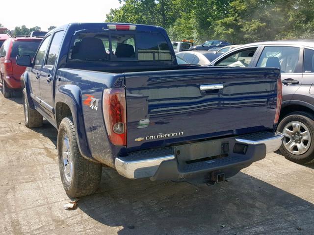 1GCDT13E398158689 - 2009 CHEVROLET COLORADO BLUE photo 3