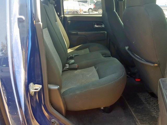 1GCDT13E398158689 - 2009 CHEVROLET COLORADO BLUE photo 6