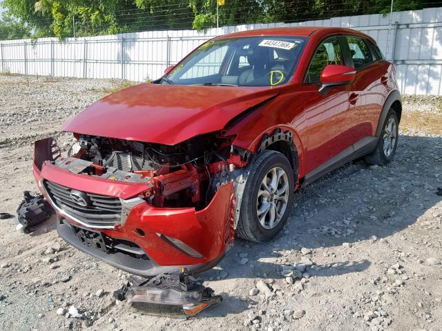 JM1DKBC73G0101673 - 2016 MAZDA CX-3 TOURI RED photo 2