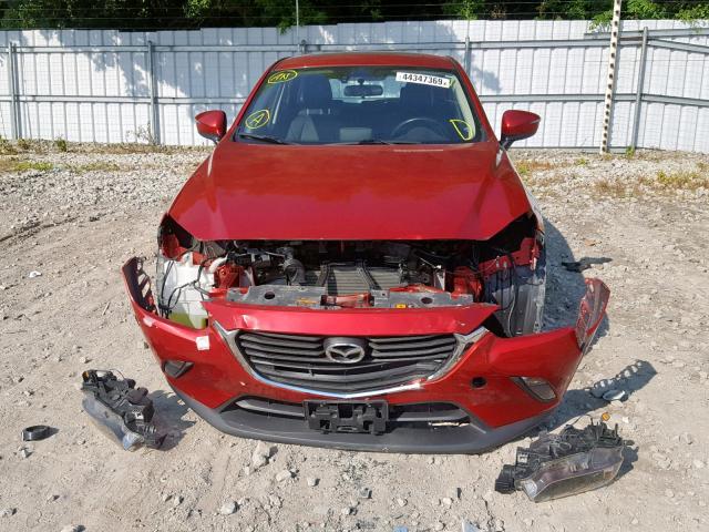 JM1DKBC73G0101673 - 2016 MAZDA CX-3 TOURI RED photo 9