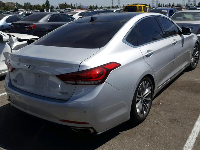 KMHGN4JE1FU086031 - 2015 HYUNDAI GENESIS 3. SILVER photo 4