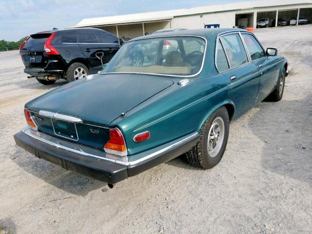 SAJAV1348FC396584 - 1985 JAGUAR XJ6 GREEN photo 4