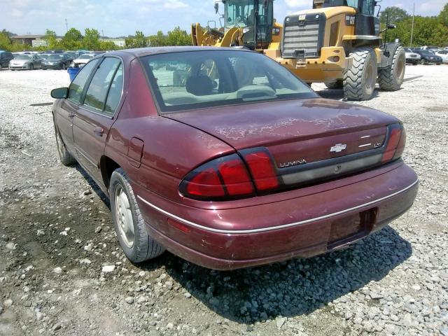 2G1WL52M3V9203548 - 1997 CHEVROLET LUMINA BAS MAROON photo 3