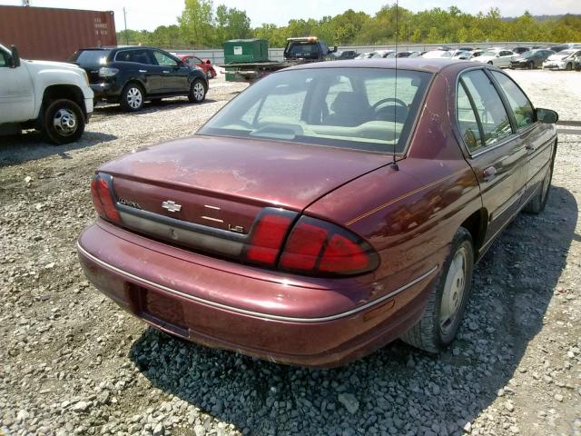 2G1WL52M3V9203548 - 1997 CHEVROLET LUMINA BAS MAROON photo 4