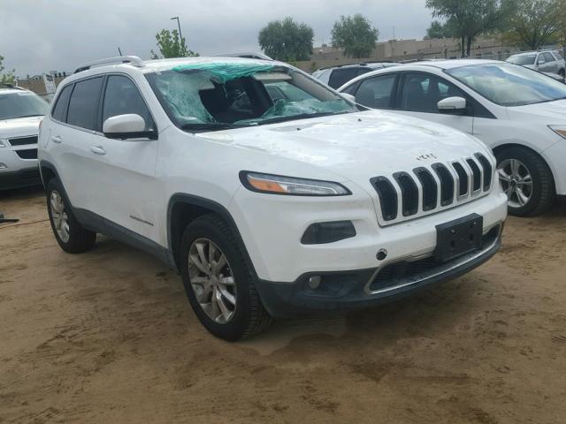 1C4PJMDB3EW278166 - 2014 JEEP CHEROKEE L WHITE photo 1