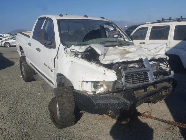 3D7KS28C15G703290 - 2005 DODGE RAM 2500 S WHITE photo 1