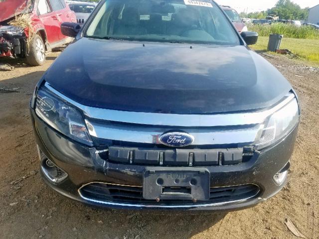 3FAHP0JA2AR323804 - 2010 FORD FUSION SEL BLACK photo 9