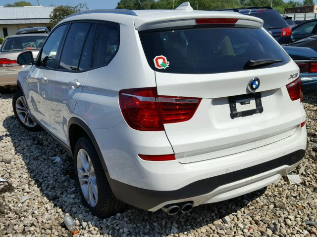 5UXWX7C58G0S16080 - 2016 BMW X3 XDRIVE3 WHITE photo 3