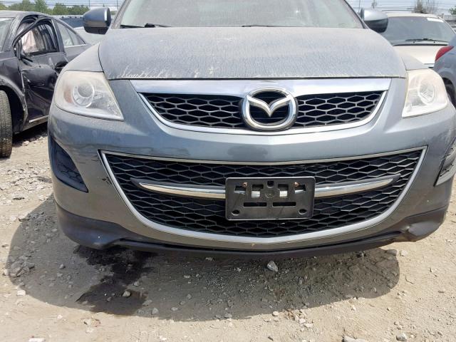 JM3TB2CV8B0316234 - 2011 MAZDA CX-9 BLUE photo 9