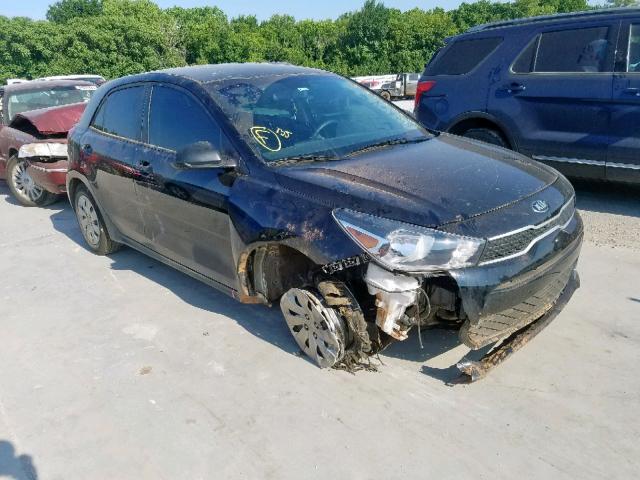 3KPA25AB5JE075782 - 2018 KIA RIO LX BLACK photo 1