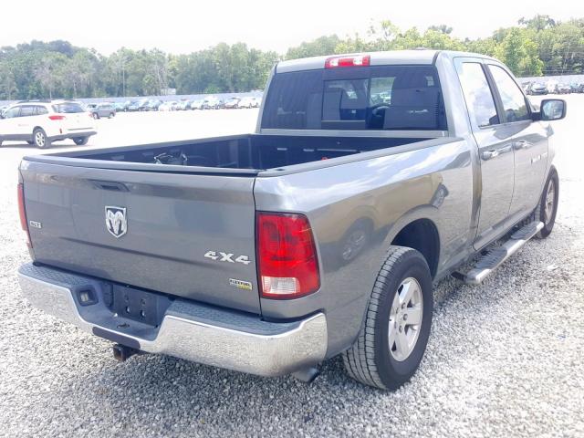 1C6RD6GP3CS291921 - 2012 DODGE RAM 1500 S GRAY photo 4