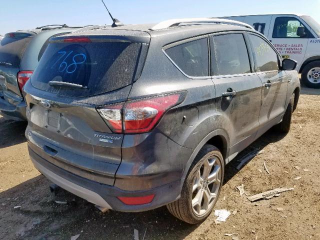 1FMCU9J92JUD15746 - 2018 FORD ESCAPE TIT GRAY photo 4