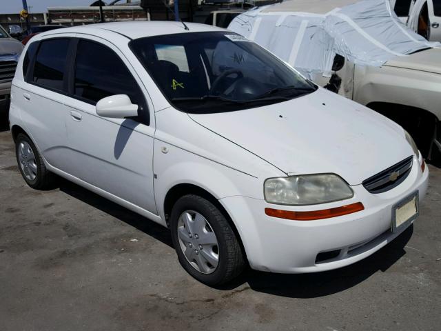 KL1TD66648B107415 - 2008 CHEVROLET AVEO BASE Ақ фото 1