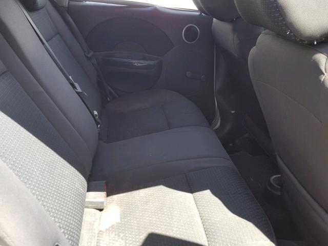 KL1TD66648B107415 - 2008 CHEVROLET AVEO BASE Ақ фото 6
